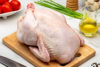 Free-Range Raw Fresh _ Frozen Capon 6 -8 pax (ไก่คาปองแช่แข็ง ขนาดสำหรับ 6-8 คน) 2.8_3.2 kg