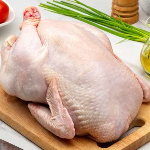 Free-Range Raw Fresh _ Frozen Capon 6 -8 pax (ไก่คาปองแช่แข็ง ขนาดสำหรับ 6-8 คน) 2.8_3.2 kg