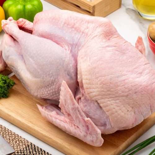 Raw frozen turkey 8-10 pax (ไก่งวงแช่แข็ง ขนาดสำหรับ 8-10 คน)