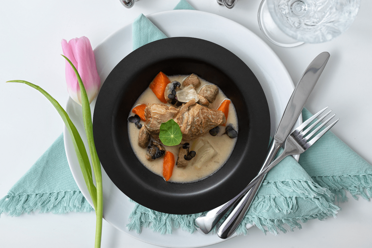 A Gastronomic Delight: Klong Phai Farm Chicken Blanquette