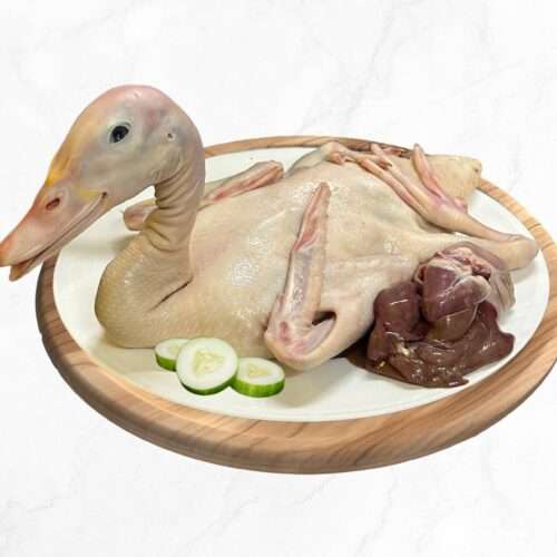 Duck with offal