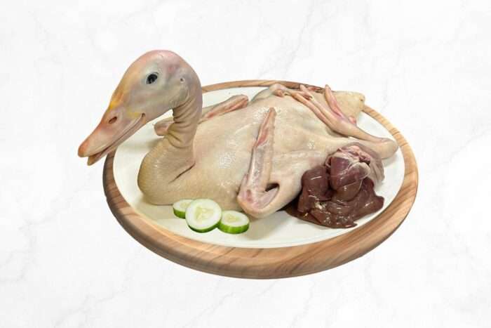 Duck with offal